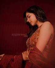 Cute and Gorgeous Kalyani Priyadarshan in a Red Lehenga Photos 06