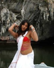 Kannada Actress Sanjana Spicy Saree Photos 02 2