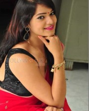 Sexy Ashwini In Red Saree Pictures 14