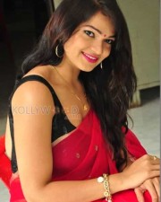 Sexy Ashwini In Red Saree Pictures 15