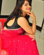 Sexy Ashwini In Red Saree Pictures 18