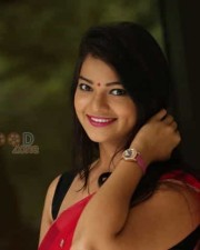 Sexy Ashwini In Red Saree Pictures 22