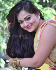 Telugu Actress Ashwini Spicy Cleavage Saree Photos 09