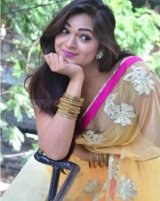 Telugu Actress Ashwini Spicy Cleavage Saree Photos 12