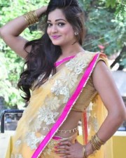 Telugu Actress Ashwini Spicy Cleavage Saree Photos 14