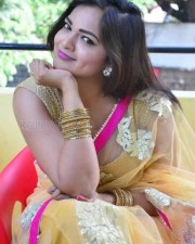 Telugu Actress Ashwini Spicy Cleavage Saree Photos 15