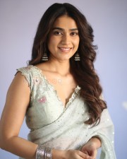 Actress Aakanksha Singh at Shashtipoorthi Movie Glimpse Launch Photos 33