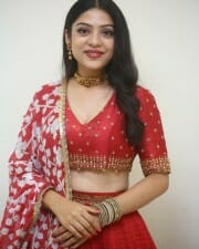 Actress Varsha Bollamma at Swathi Muthyam Movie Pre Release Event Photos 03