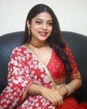 Actress Varsha Bollamma at Swathi Muthyam Movie Pre Release Event Photos 07