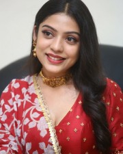 Actress Varsha Bollamma at Swathi Muthyam Movie Pre Release Event Photos 10