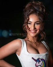 Sexy Seerat Kapoor in an Unicorn Cropped Tank Top with a Denim Pant Photos 02