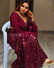 Actress Karunya Chowdary at Erracheera Movie Glimpse Release Press Meet Pictures 21