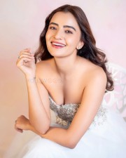 Sexy Rukshar Dhillon in a Pastel Strapless Gown Pictures 04