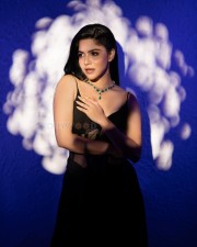 Bold and Beautiful Divya Bharathi in a Revealing Black Dress Pictures 02