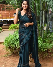 Heroine Mokksha at Alanati Ramachandrudu Movie Thanks Meet Pictures 07