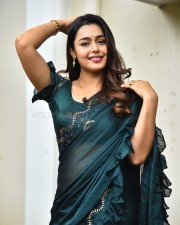 Heroine Mokksha at Alanati Ramachandrudu Movie Thanks Meet Pictures 16