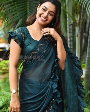 Heroine Mokksha at Alanati Ramachandrudu Movie Thanks Meet Pictures 50