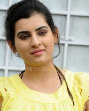 Cute Archana In Yellow Pics 01