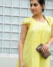 Cute Archana In Yellow Pics 02