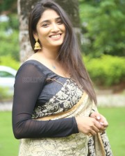 Telugu Actress Priya Vadlamani at Veeranjaneyulu Viharayathra Teaser Launch Pictures 30