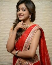 Actress Vithika Sheru Red Dress Photos 16