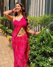 Kya Masti Kya Dhoom Actress Eshanya Maheshwari Sexy Saree Photos 01