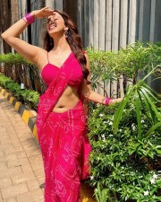 Kya Masti Kya Dhoom Actress Eshanya Maheshwari Sexy Saree Photos 04