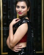 Actress Priyanka Raman Black And Red Dress Photos 02