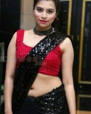 Actress Priyanka Raman Black And Red Dress Photos 04