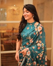 Sexy Mirnaa Menon in a Kalamkari Printed Saree Pictures 02