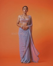Jigra Actress Akansha Ranjan in a Beautiful Saree with Sleeveless Blouse Pictures 03