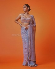 Jigra Actress Akansha Ranjan in a Beautiful Saree with Sleeveless Blouse Pictures 05