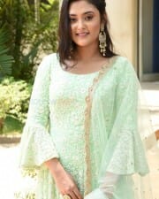 Actress Megha Chowdhury At Oorantha Anukuntunnaru Teaser Launch Stills 17