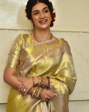 Actress Hasini at Purushothamudu Pre Release Event Pictures 17