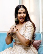 Yeh Shaadi Nahi Ho Sakti Actress Prajakta Koli in a Traditional Lehenga Photos 04