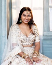 Yeh Shaadi Nahi Ho Sakti Actress Prajakta Koli in a Traditional Lehenga Photos 06