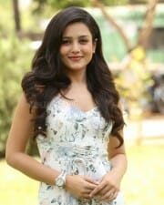 Actress Mishti Chakraborty At Burrakatha Movie Teaser Launch Photos 13