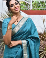 Actress Kamakshi Bhaskarla at Laila Movie Launch Photos 53
