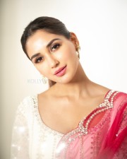 Graceful Nikita Dutta in a Pink and White Lehenga Photos 01