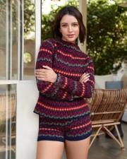 Beautiful Tripti Dimri in a Woolen Knit Sweater with Matching Shorts for Cosmopolitan Photos 01