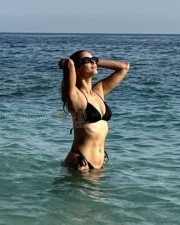 Stunning Tripti Dimri in a Black Bikini Photos 01