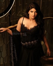 Tempting Pragya Nagra in a Black Glam Outfit Photos 03