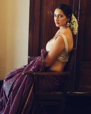 Indian Saree Beauty Megha Shukla Photos 08