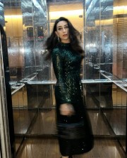 Actress Karisma Kapoor in a Green Sequin Dress Photos 03