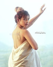 Ankita Dave Naked and Wrapped in a Blanket Photoshoot Pictures 03