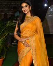 Actress Bhagyashri Borse at Mr Bachchan Movie Pre Release Event at Kurnool Photos 36