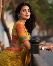 Fukrey 3 Actress Sanchi Rai Sexy Saree Photos 01