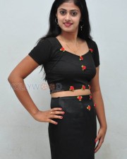 Actress Megha Shree Spicy In Black Dress Photos 09