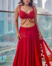 Sexy Ishita Raj in a Red Lehenga Pictures 02