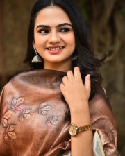 Actress Vasanthika Macha at Vere Level Office Trailer Launch Photos 08